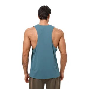 Back view of MZ-MTT001 men's lightweight training tank.
