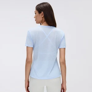 Rear view showcasing the relaxed fit and extended hip-length coverage.