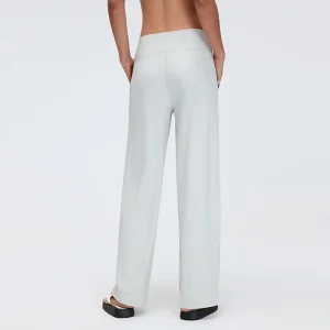 Rear view of MZ-336 highlighting the smooth drape and luxury fabric finish.