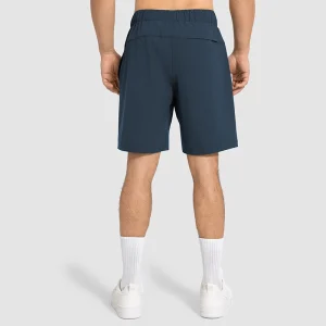 Back view of MZ-MS001 men's training shorts.