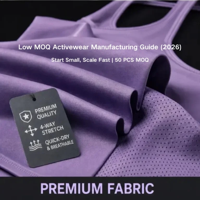 Premium 40G high-density yoga fabric for low MOQ activewear manufacturing - 50 pieces startup support by Muzyoga