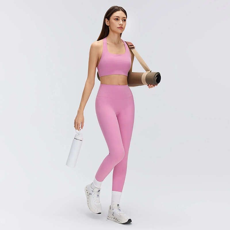 sports bra and leggings matching set for startup activewear brand