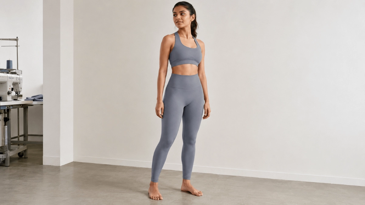 Muzyoga seamless sports bra and leggings sample for fit review